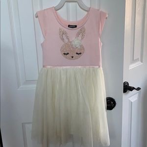 Easter dress Pink Off-white size 6 Bunny Zunie
